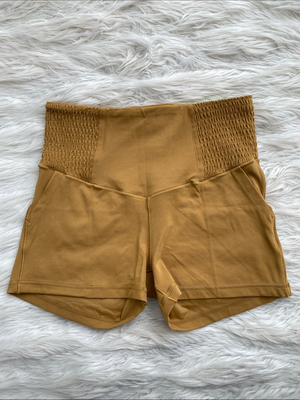 Offline by Aerie | Real Me High Rise Smocked 3” Athletic Shorts